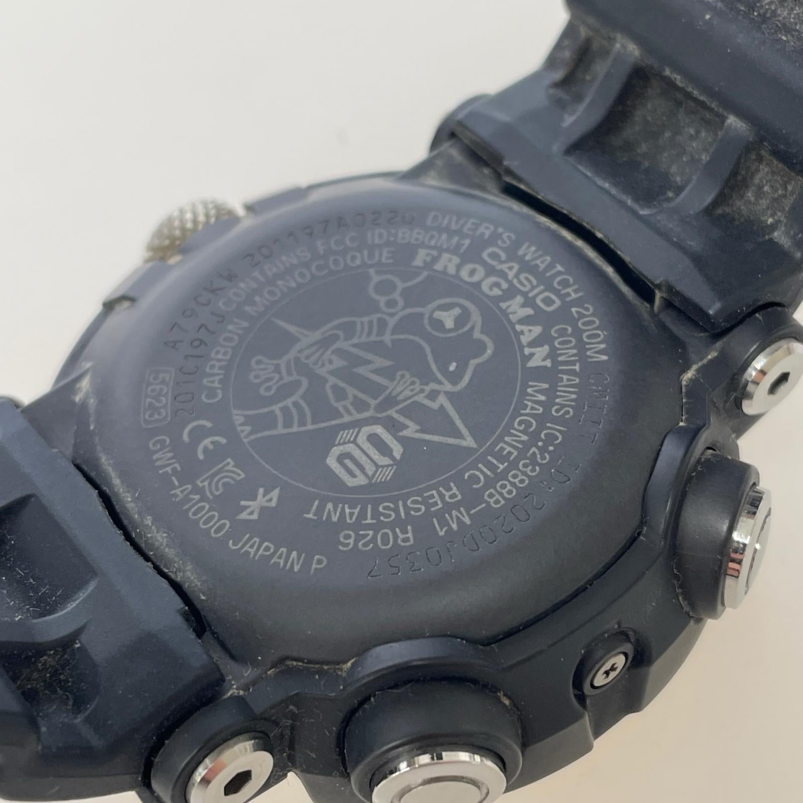 腕時計 FROGMAN ﾀﾌｿｰﾗｰ ブラック