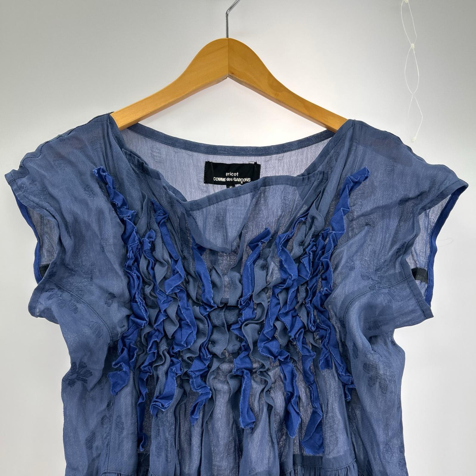 ワンピース tricot COMME des GARCONS ノースリーブワンピース S
