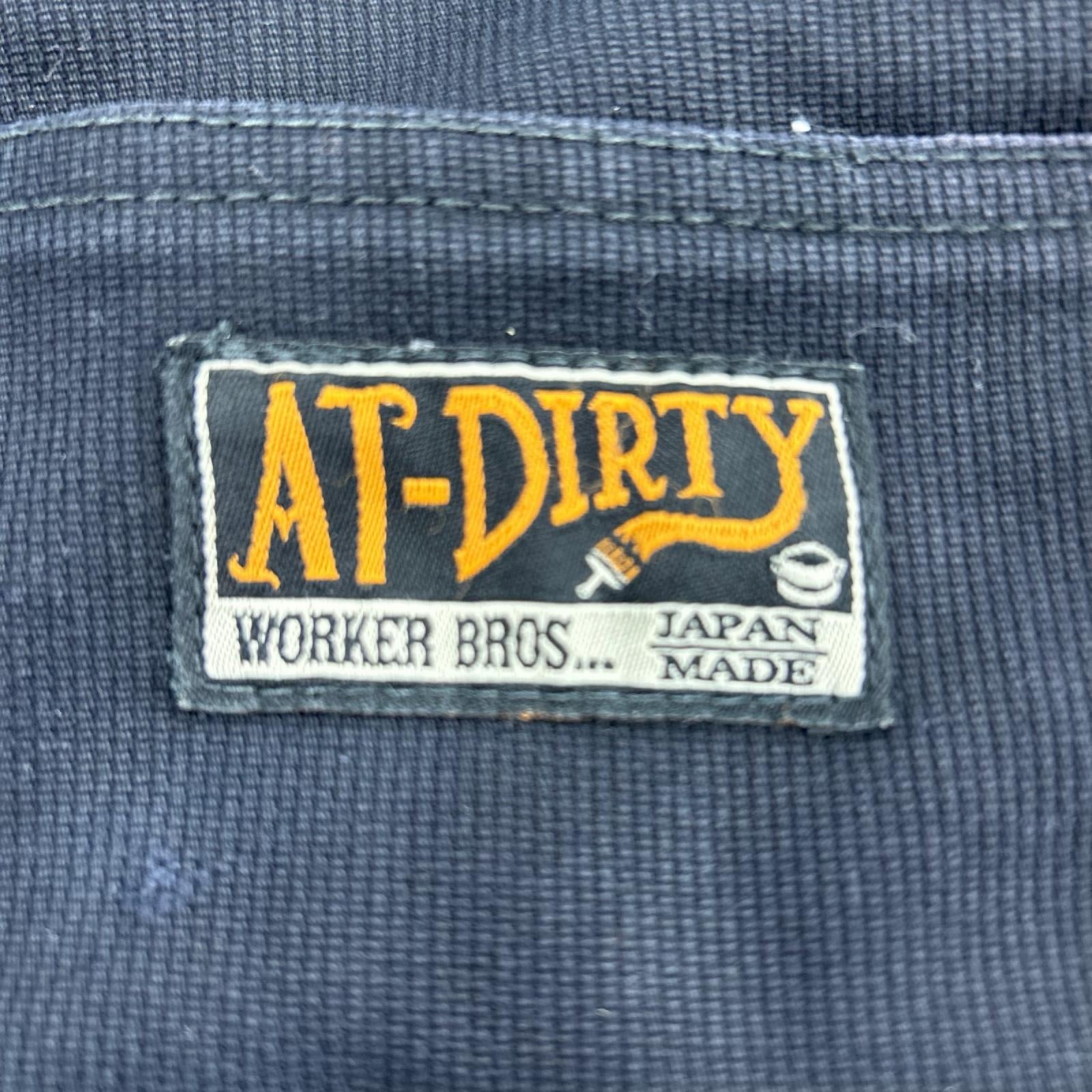 パンツ AT-DIRTY 10oz WORKERS PANTS L ブラック