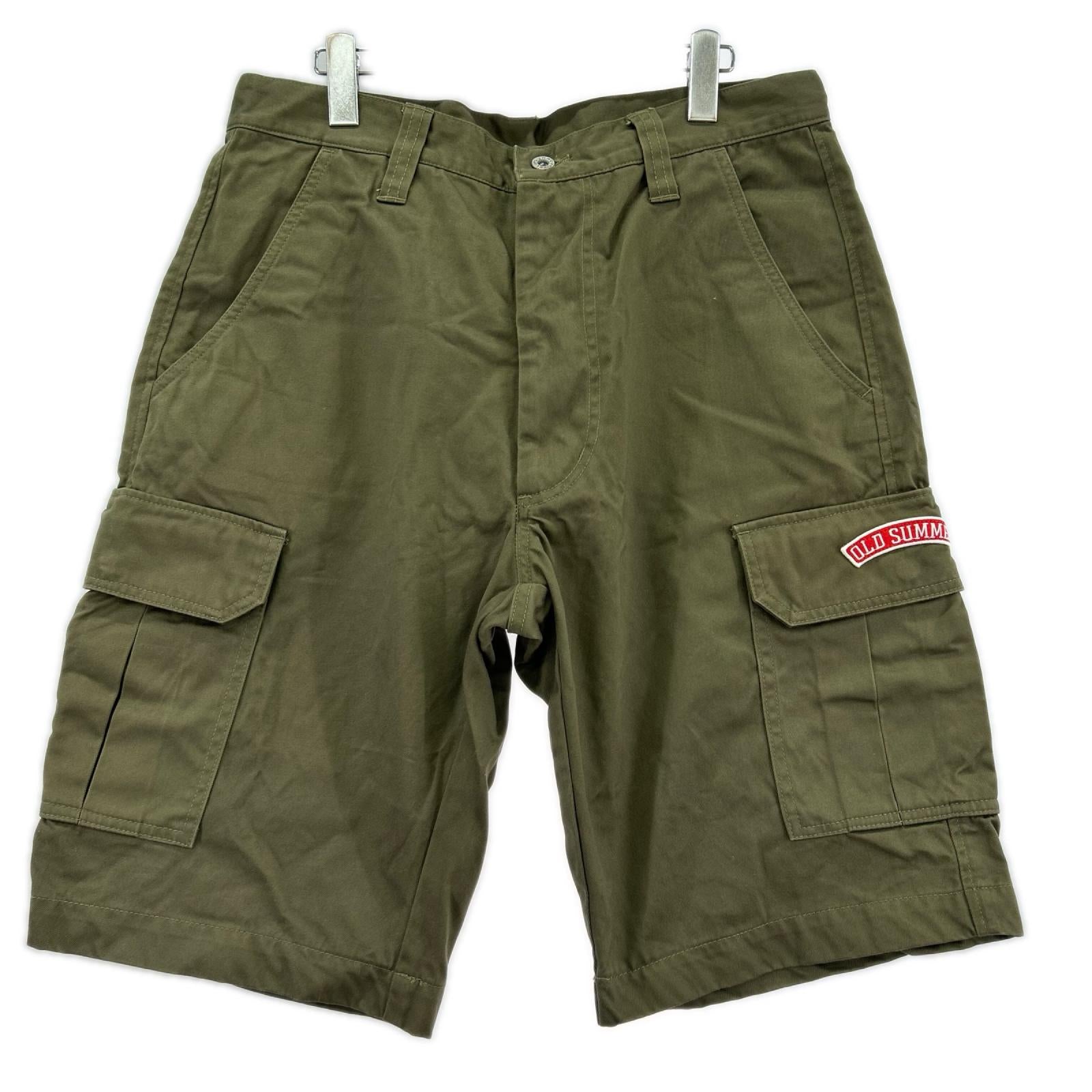 パンツ Old Summer Military Cargo Shorts 34 カーキ