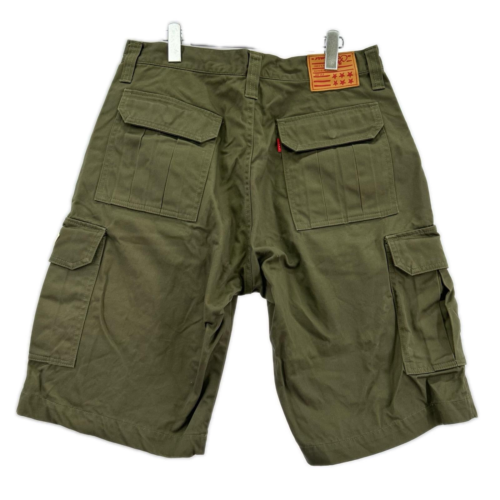 パンツ Old Summer Military Cargo Shorts 34 カーキ
