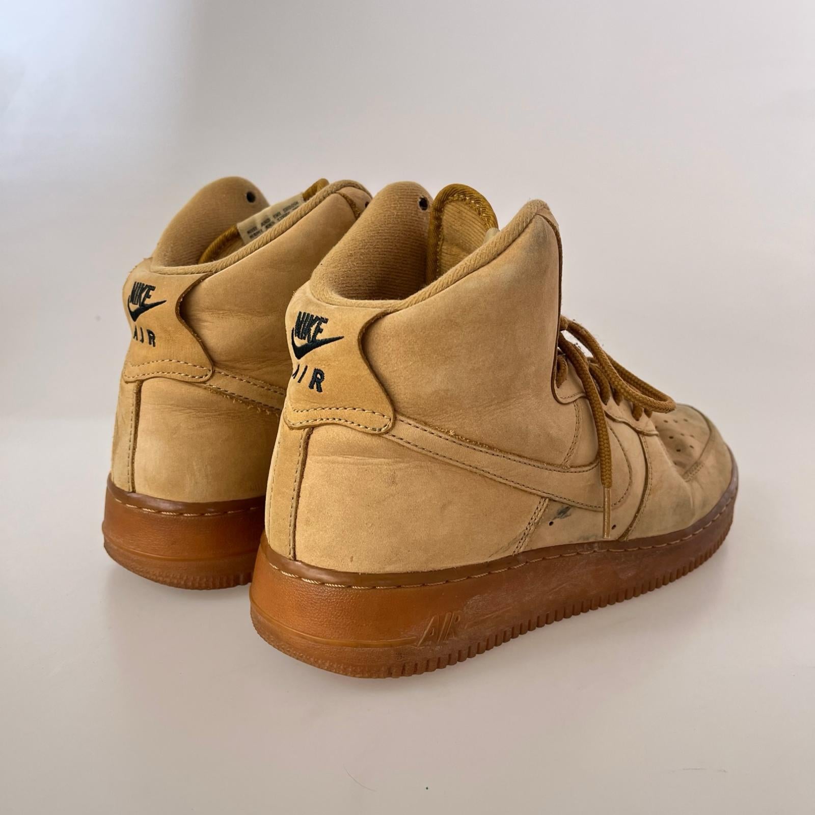 スニーカー Air Force 1 High Flax(2017) 27cm (US9 UK8 1/2 EU44) ブラウン