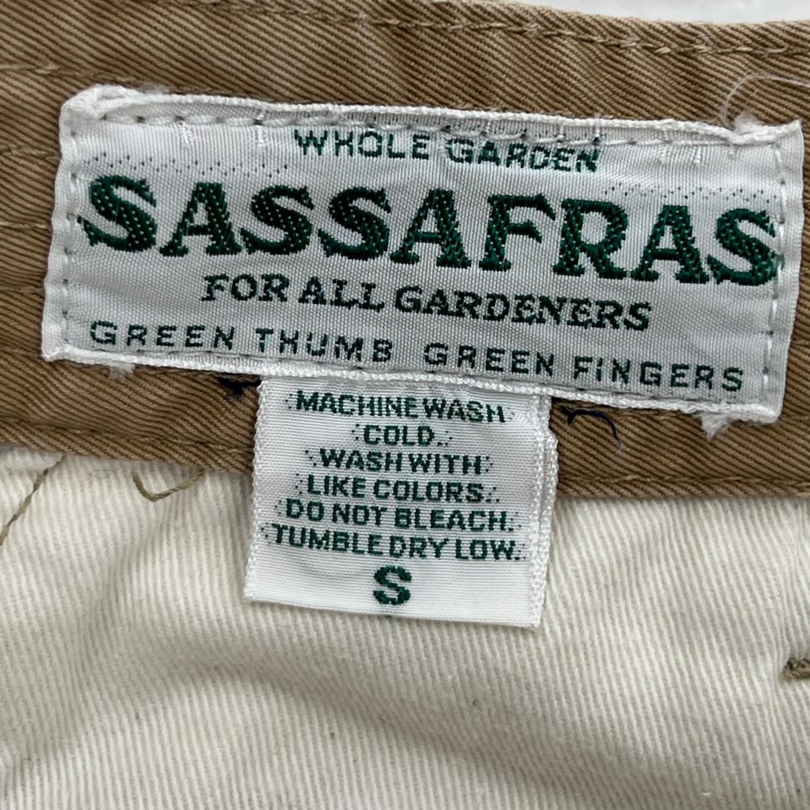 パンツ sassafras ベージュ S ベージュ