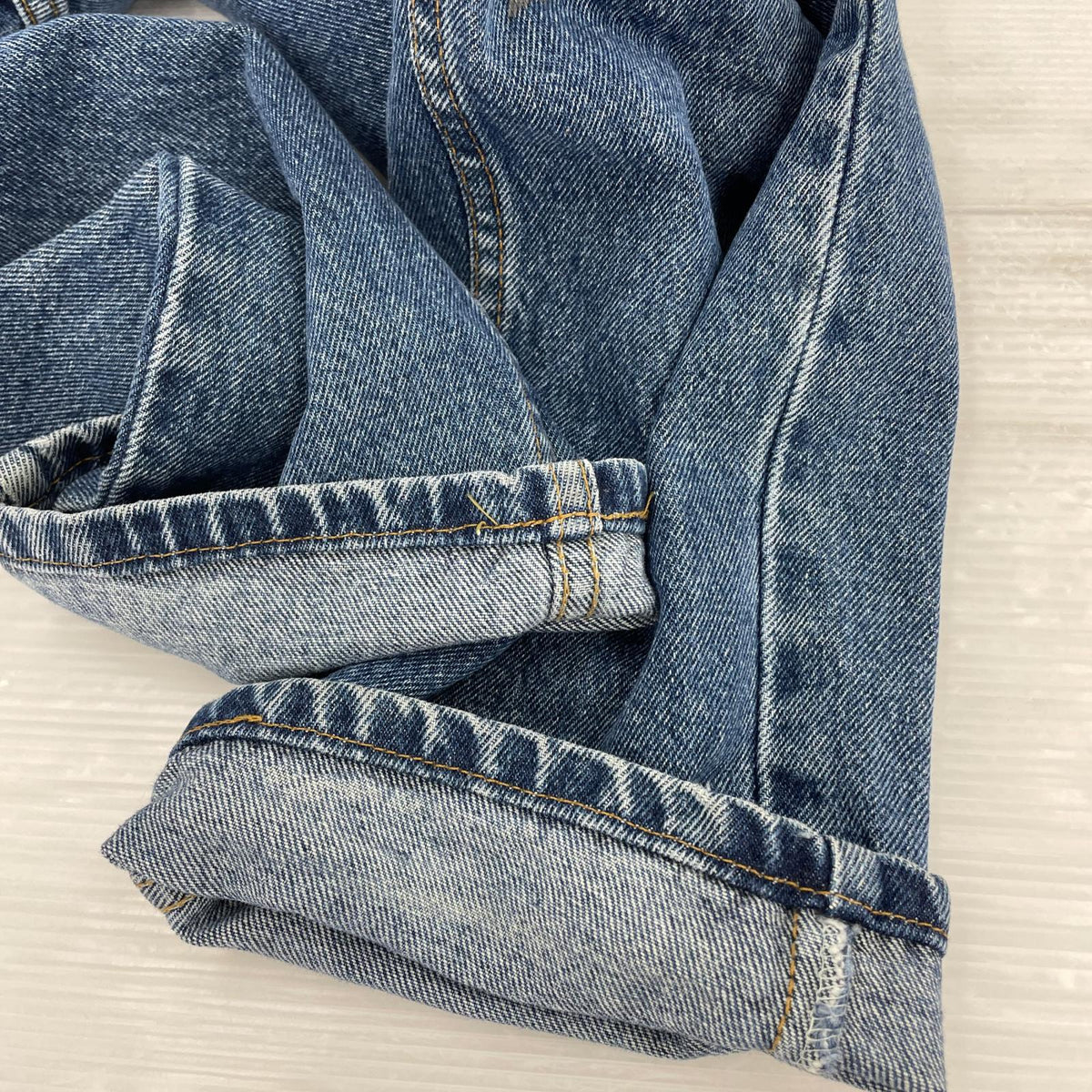 デニムパンツ USA製 90S ｵﾚﾝｼﾞﾀﾌﾞ 560 (W29L30) 29 ブルー