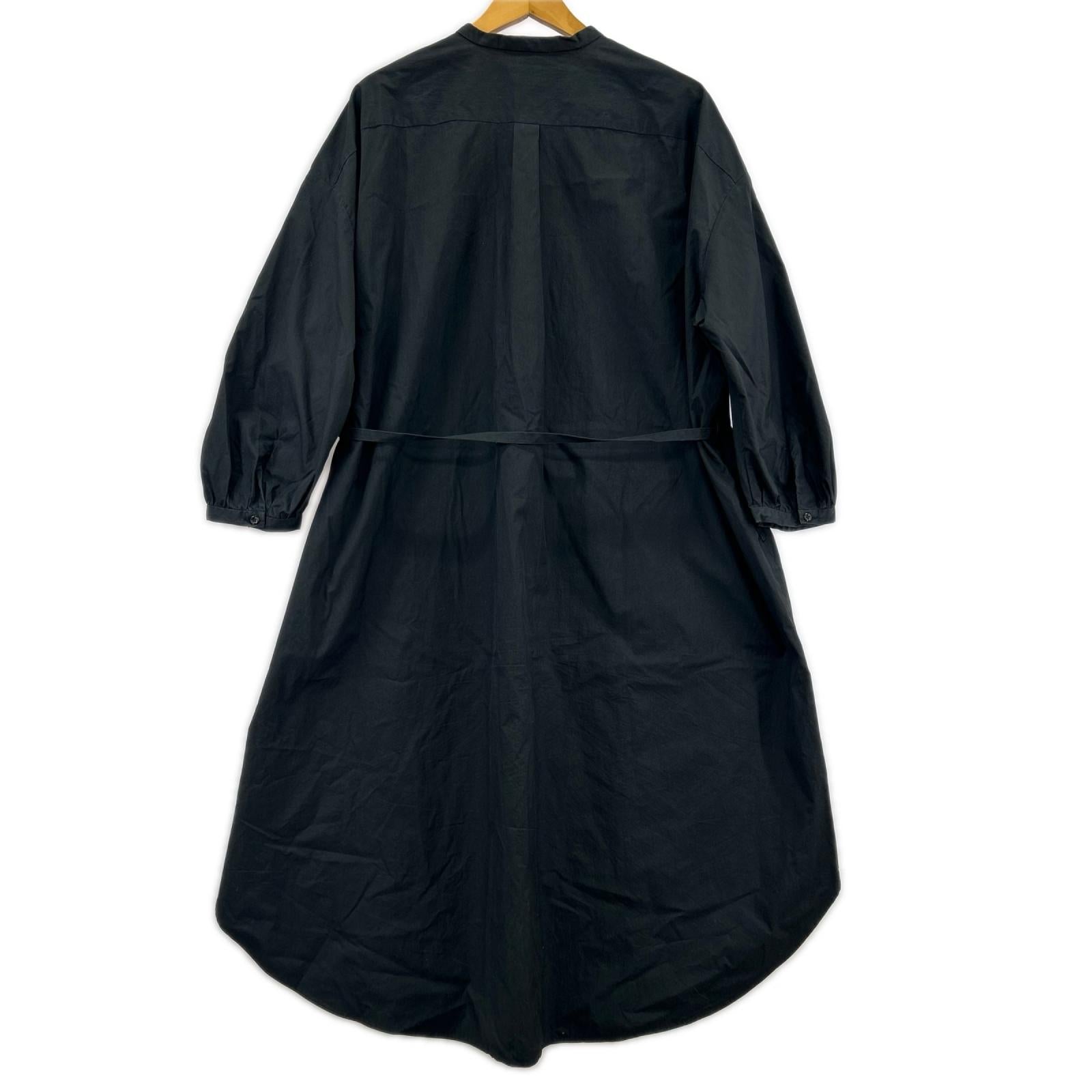 ワンピース POシャツワンピース 黒 ブラック