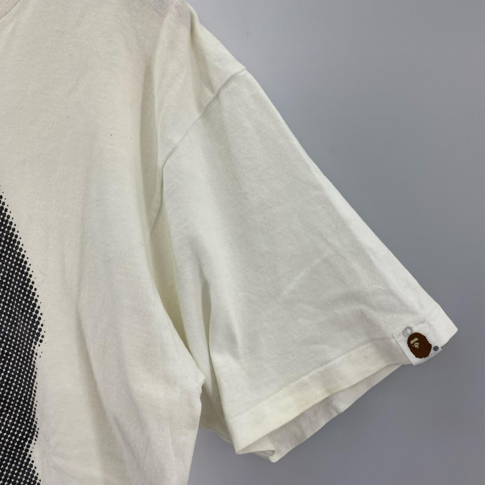 半袖Ｔシャツ Dot Mad Face Big APE HEAD ﾎﾜｲﾄ (M)