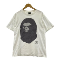 半袖Ｔシャツ Dot Mad Face Big APE HEAD ﾎﾜｲﾄ (M)