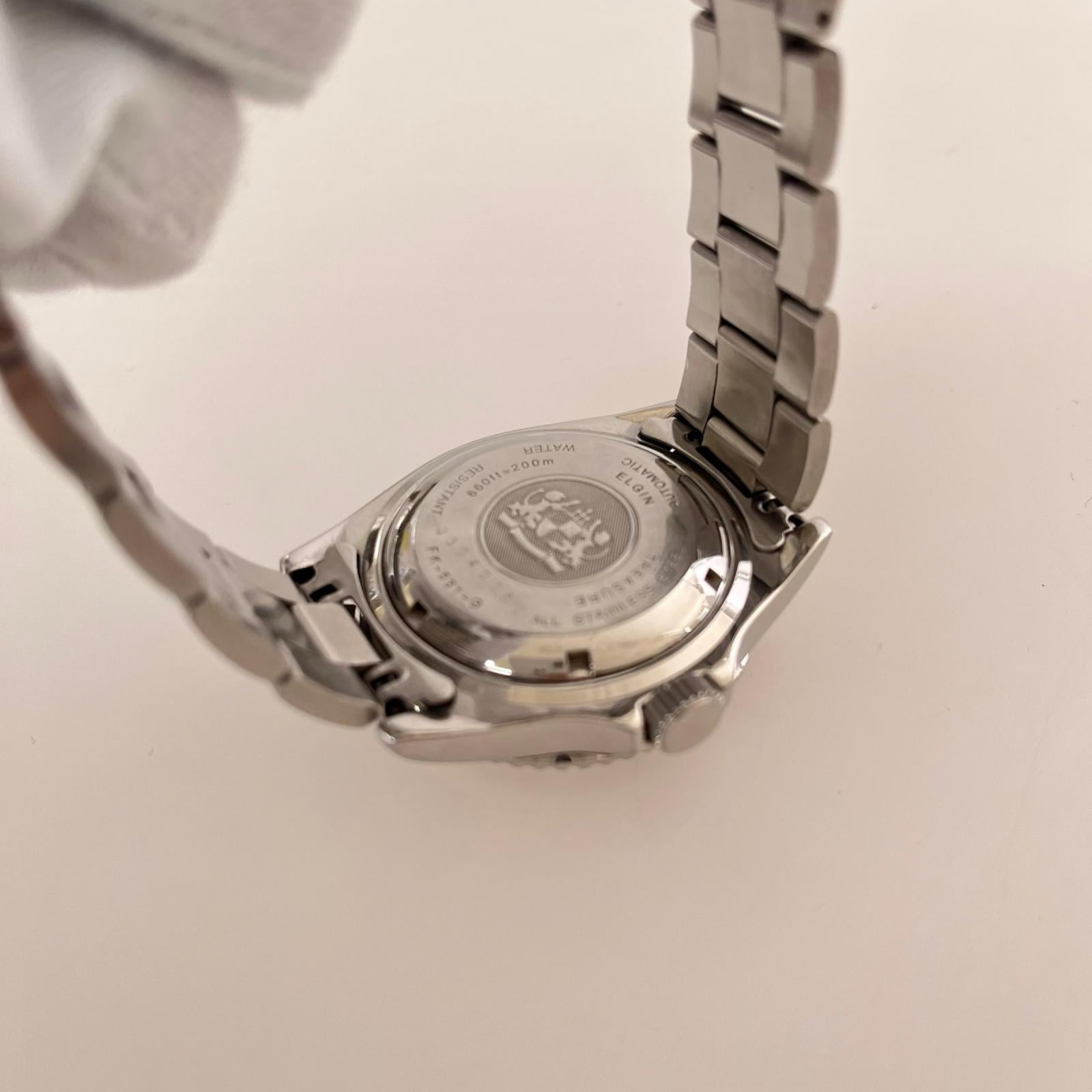 腕時計 ELGIN FK-531-G ブラック