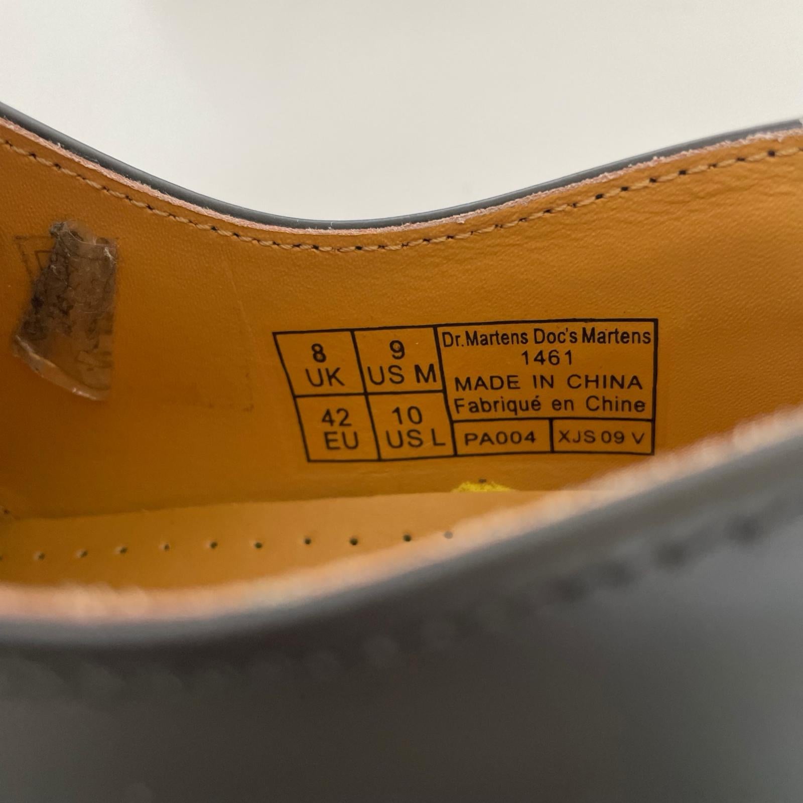 シューズ 1461/3 ﾎｰﾙ ｼｭｰｽﾞ/UK8 26.5cm (US8 1/2 UK8 EU43) ブラック