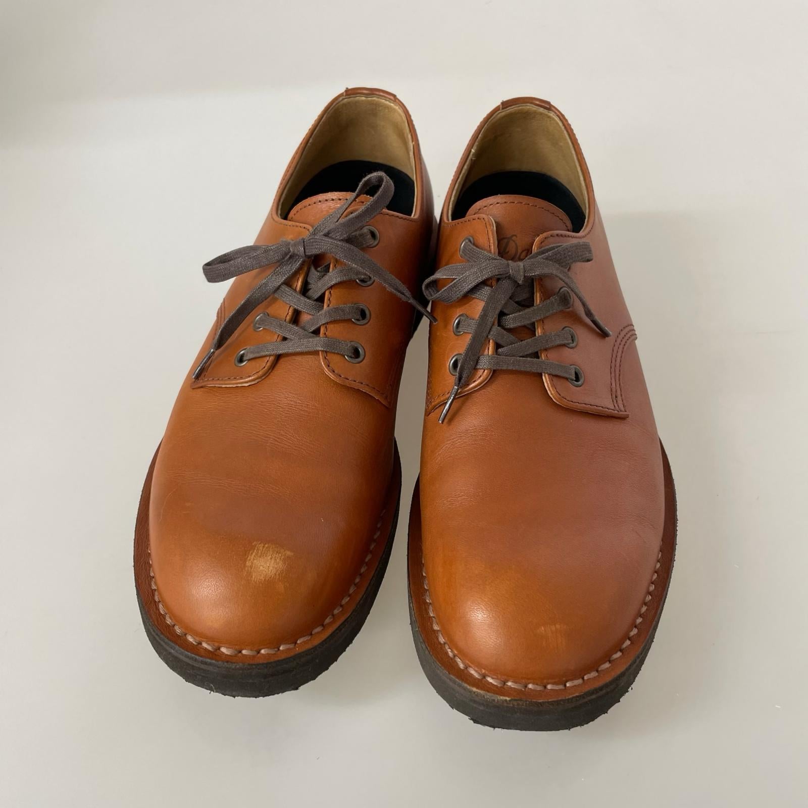 シューズ TABOR PLANE TOE/9/D914108 ブラウン