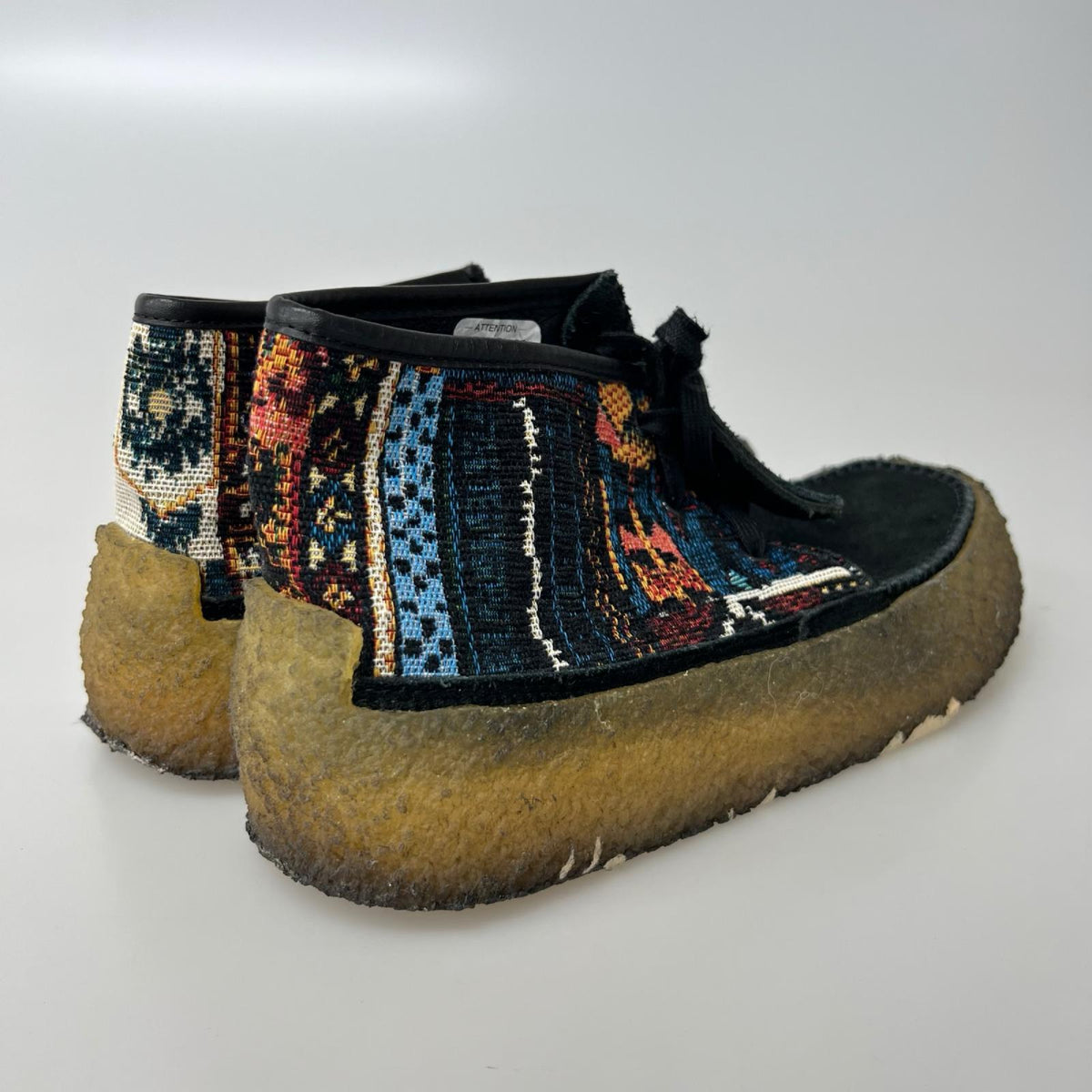 ブーツ wallabee ﾈｲﾃｨﾌﾞ柄 ブラック