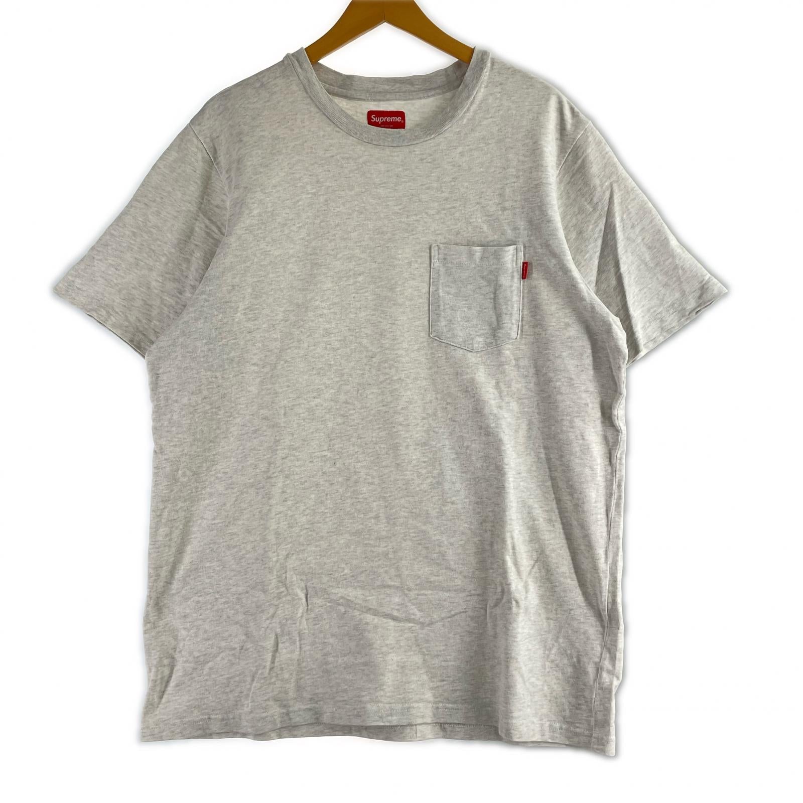 半袖Ｔシャツ S/S Pocket Tee WHT L グレー