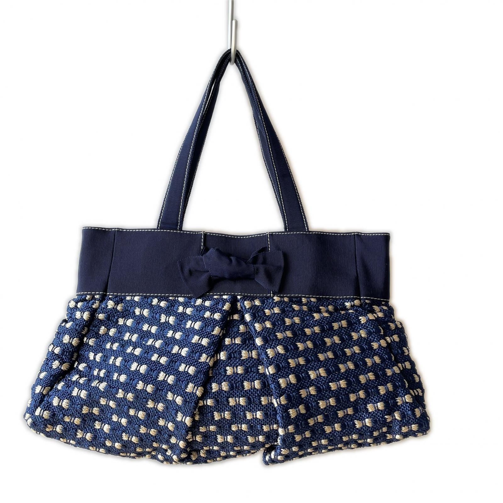 ハンドバッグ Marico for FURLA ハンドバッグ 紺 ネイビー