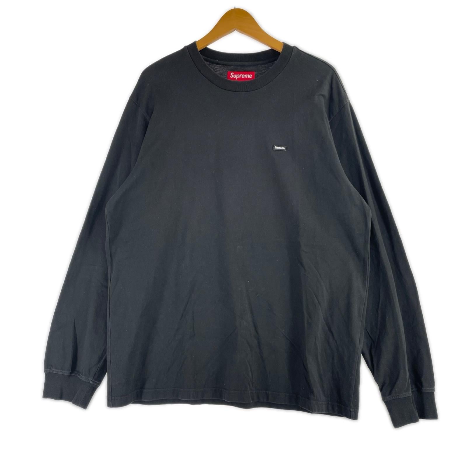 長袖Ｔシャツ 25SS Small Box Logo L/S Tee BLK M ブラック