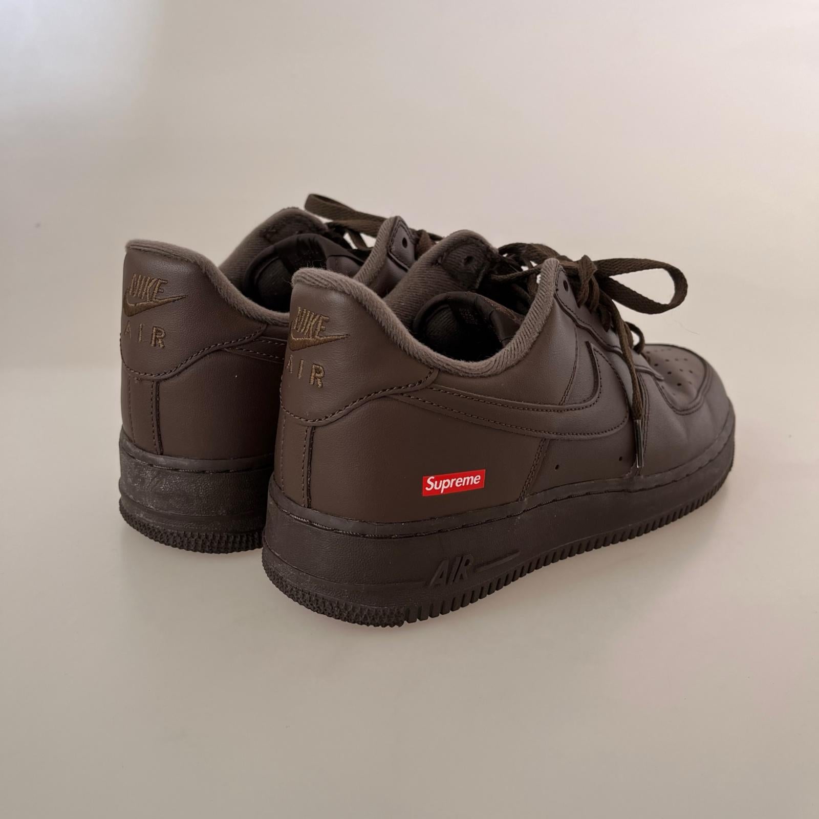 スニーカー ×Supreme AIR FORCE 1 LOW BRW 27cm (US9 UK8 1/2 EU44) ブラウン
