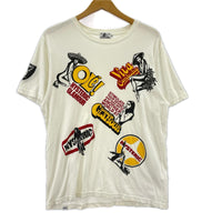 半袖Ｔシャツ 総柄 白 M M ホワイト