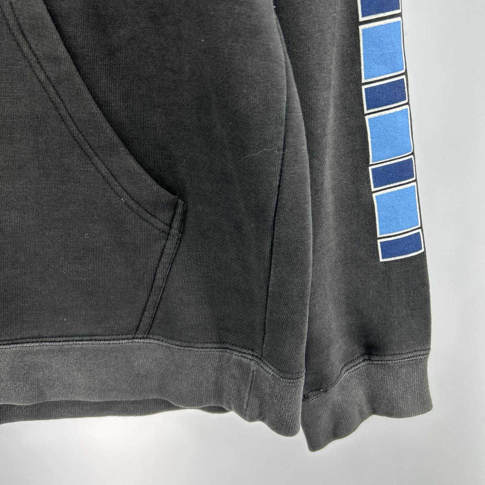 パーカー STUSSY 90s 紺ﾀｸﾞ ﾛｺﾞﾌﾟﾙｵｰﾊﾞｰﾊﾟｰｶｰ (S) S ブラック