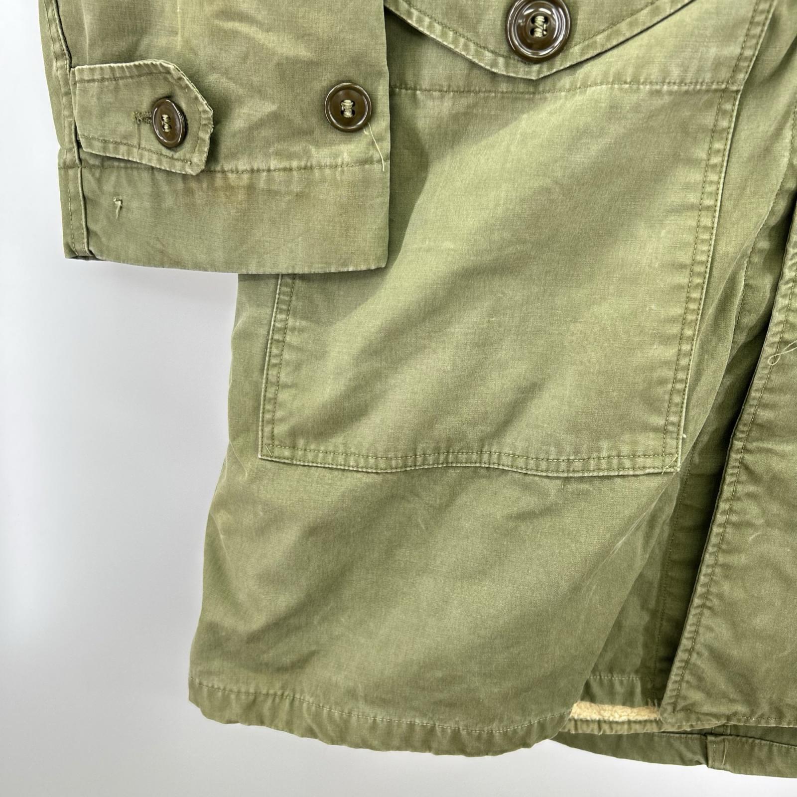 ミリタリージャケット 50s M-47 ﾌｨｰﾙﾄﾞﾊﾟｰｶｰ（S） S グリーン
