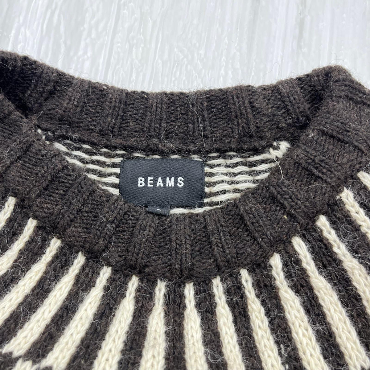 ニット 21F-BN011 L ブラウン