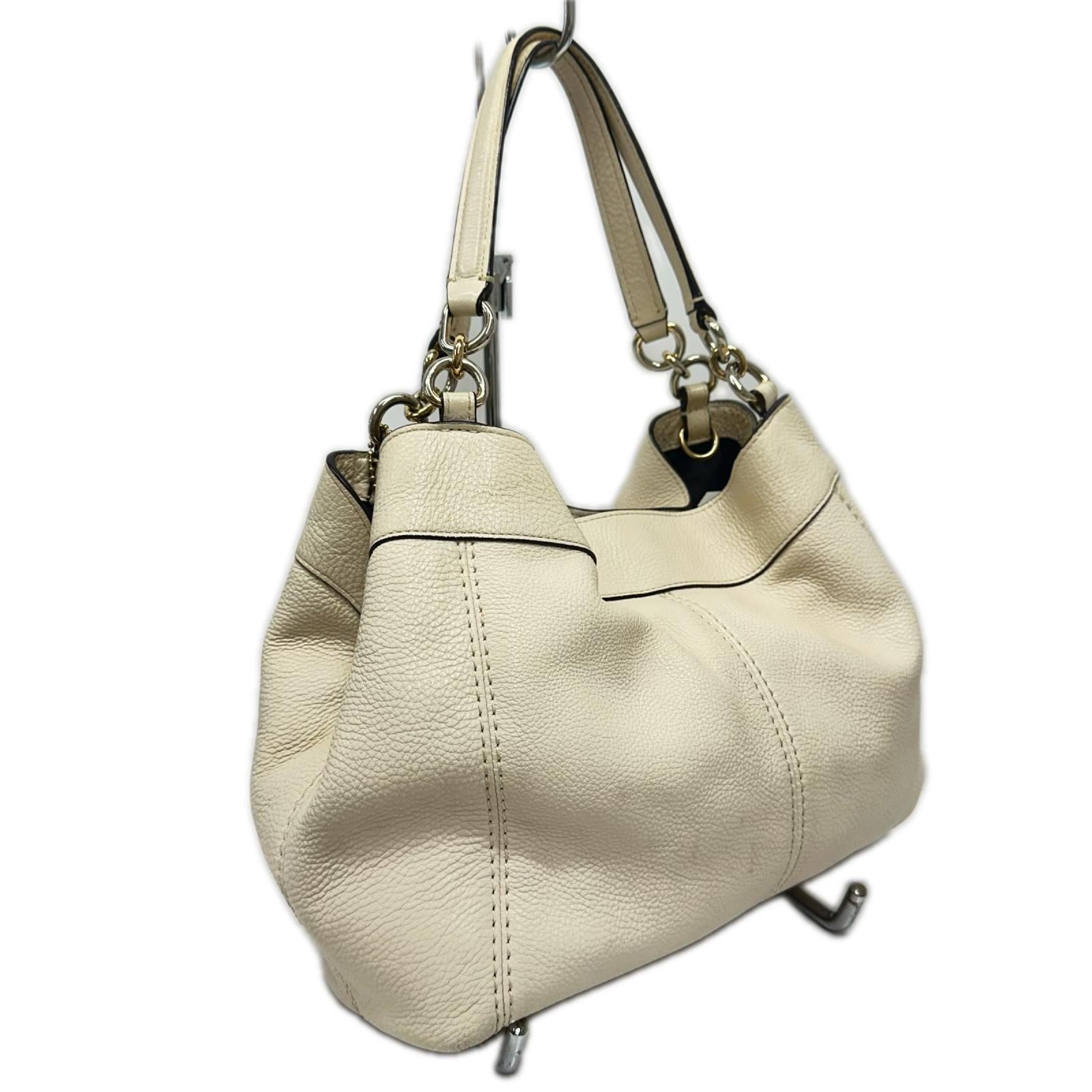 COACH トートバッグ 白 F23537