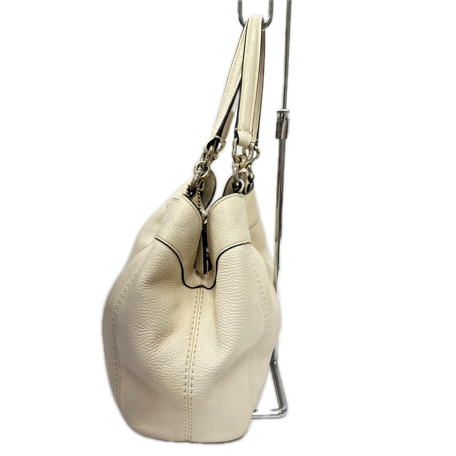 COACH トートバッグ 白 F23537