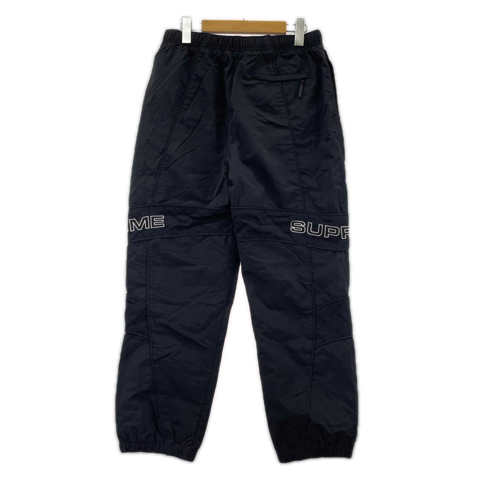 パンツ JACQUARD PANEL TRACK PANT　黒 S ブラック