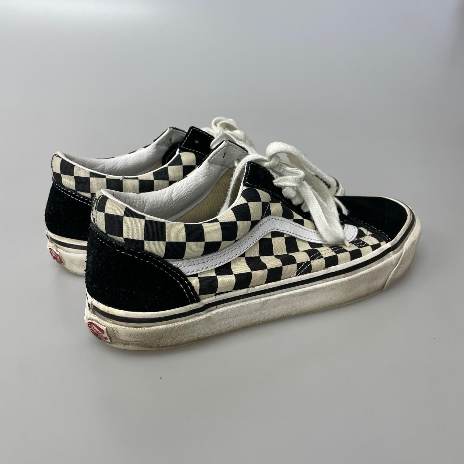 スニーカー OLD SKOOL ｱﾅﾊｲﾑ ﾁｪｯｶｰ 28.5cm 28.5cm (US10 1/2 UK10 EU47) ブラック
