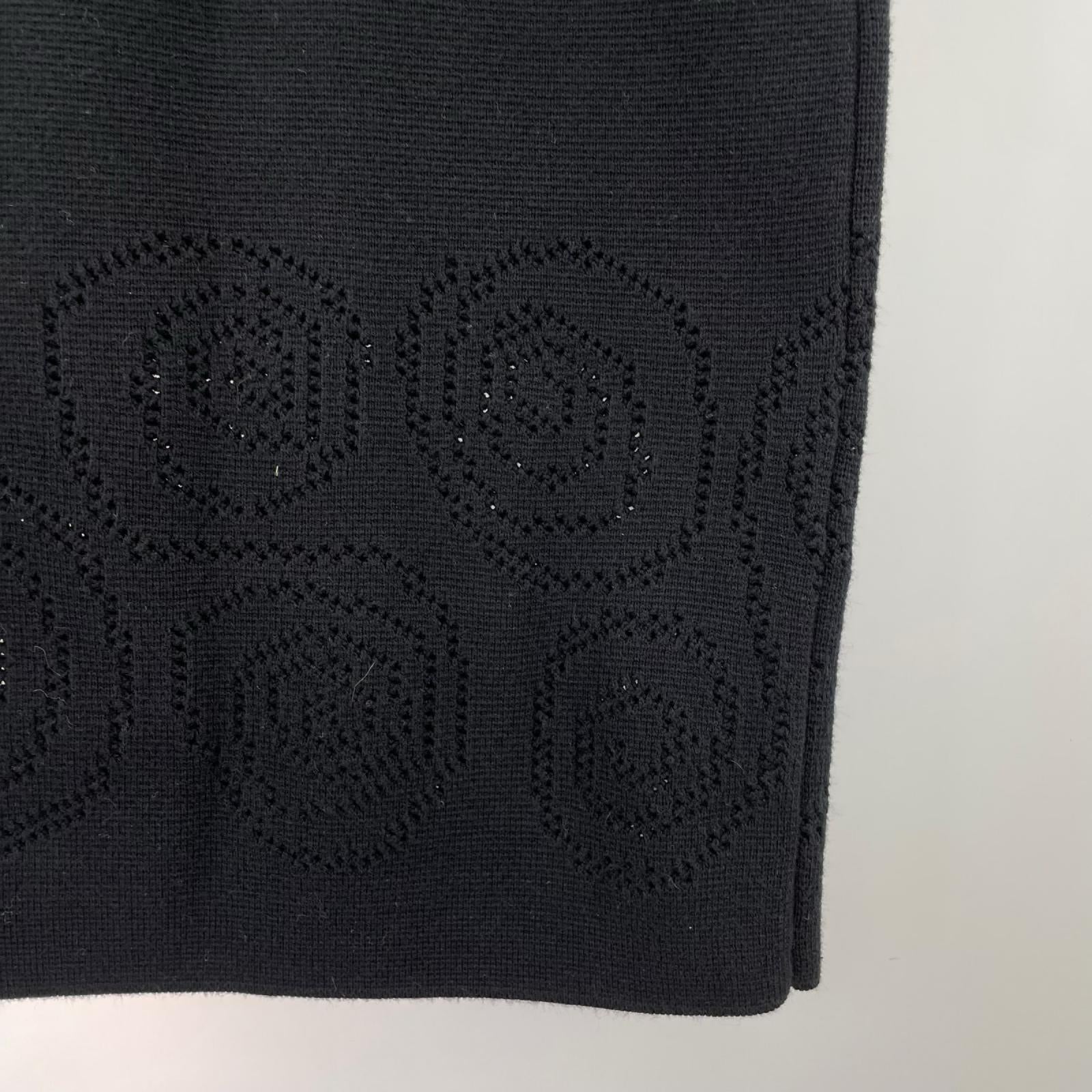 半袖シャツ 23ss Perforat Swirl Knit Shirt M ブラック