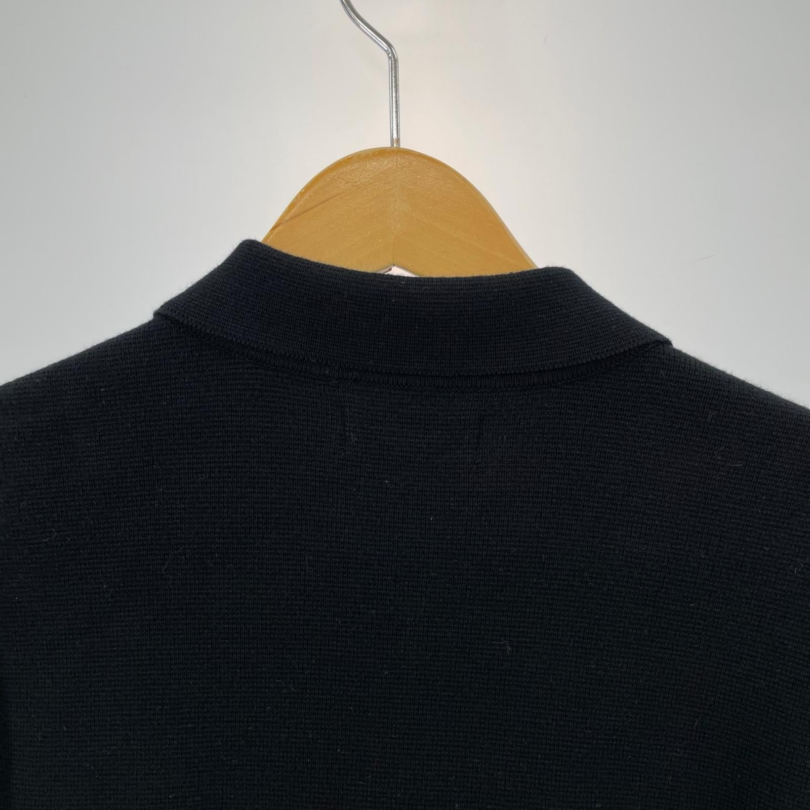 半袖シャツ 23ss Perforat Swirl Knit Shirt M ブラック