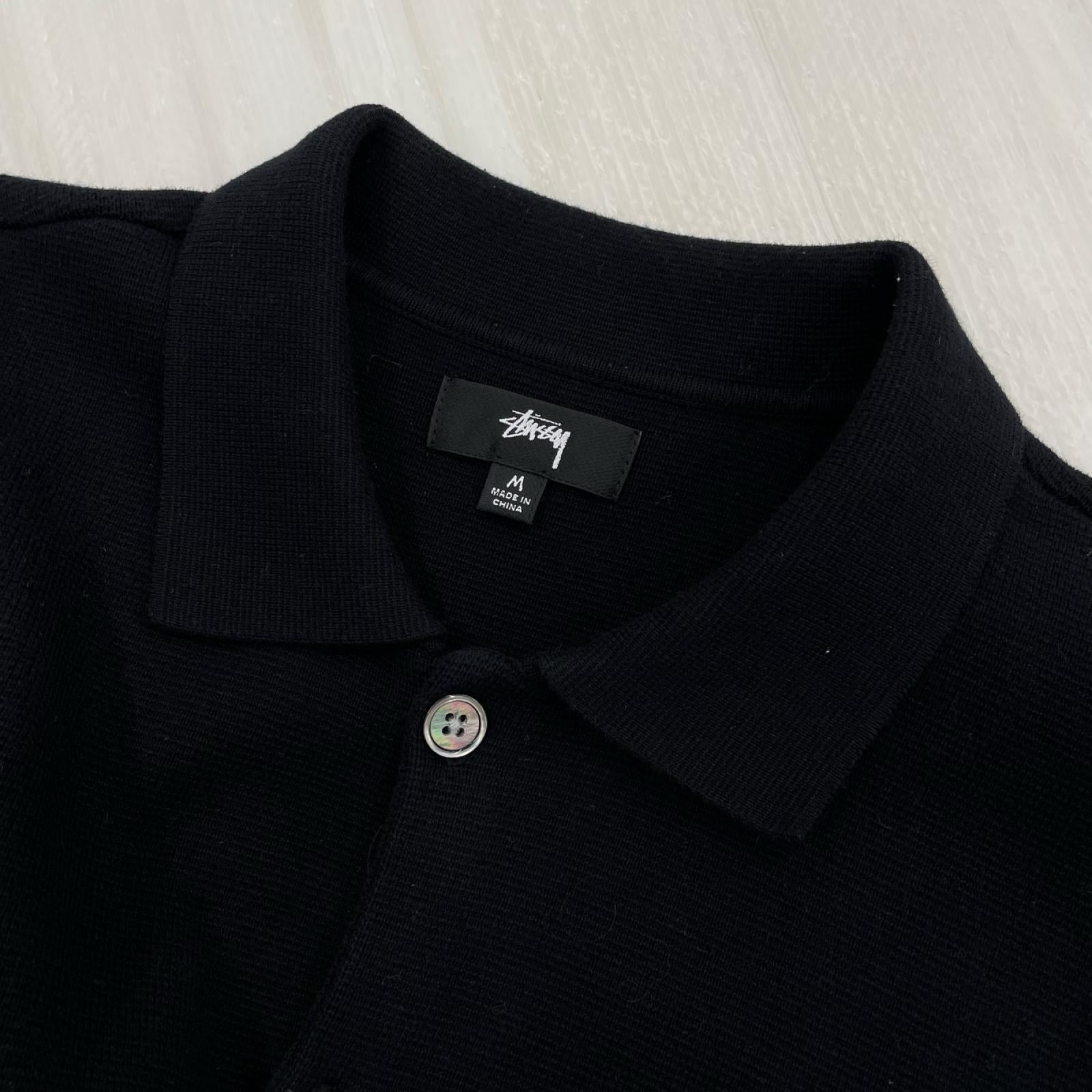半袖シャツ 23ss Perforat Swirl Knit Shirt M ブラック