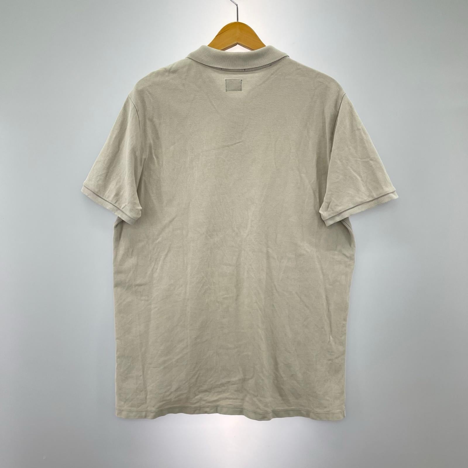 ポロシャツ Stretch Pique Zipped Logo Polo グレー