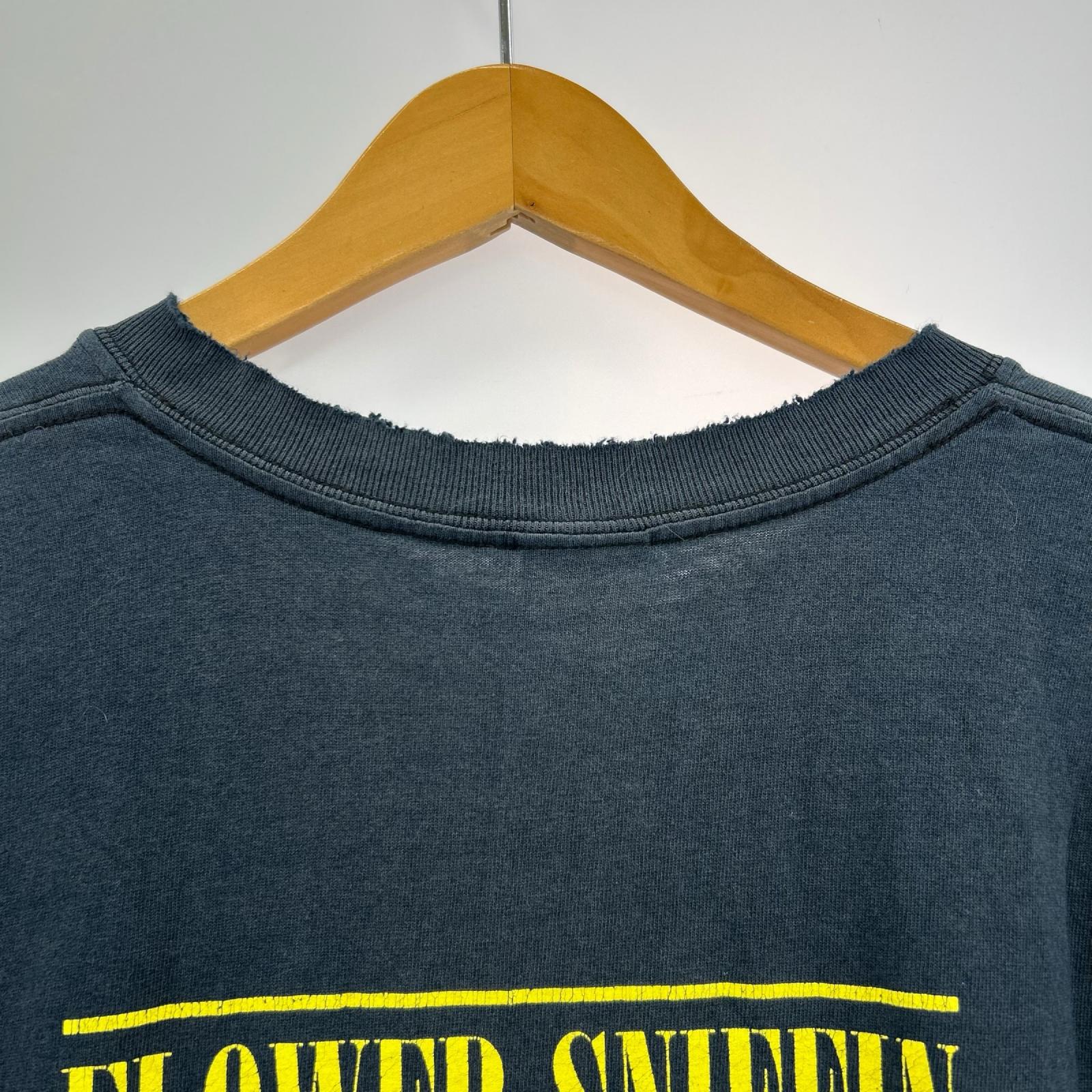半袖Ｔシャツ 00s anvilﾎﾞﾃﾞｨ nirvana ｽﾏｲﾙ (L) L ネイビー