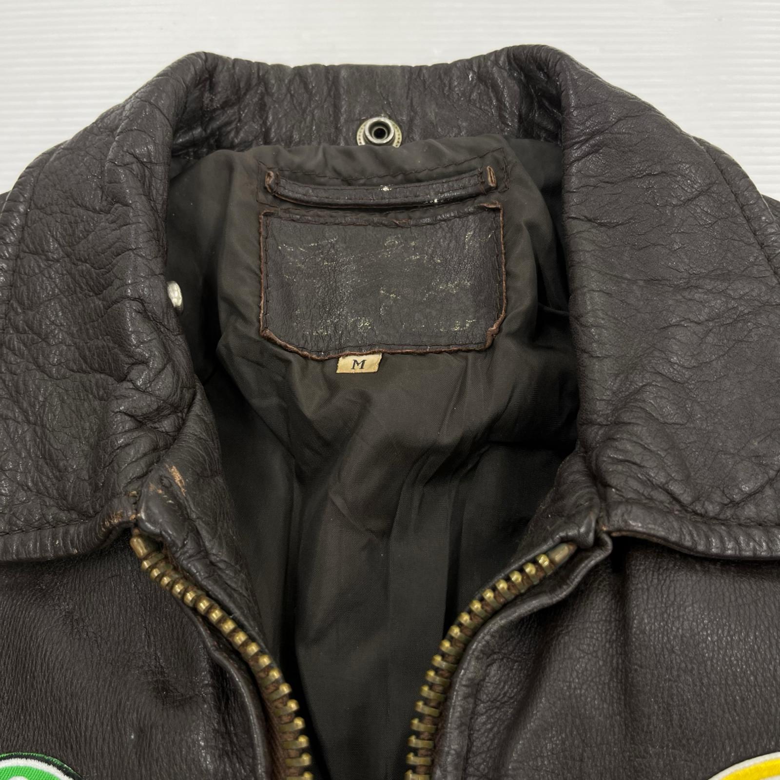 レザージャケット OLD･VINTAGE A-2 ﾜｯﾍﾟﾝﾚｻﾞｰｼﾞｬｹｯﾄ ﾌﾞﾗｳﾝ M ブラウン