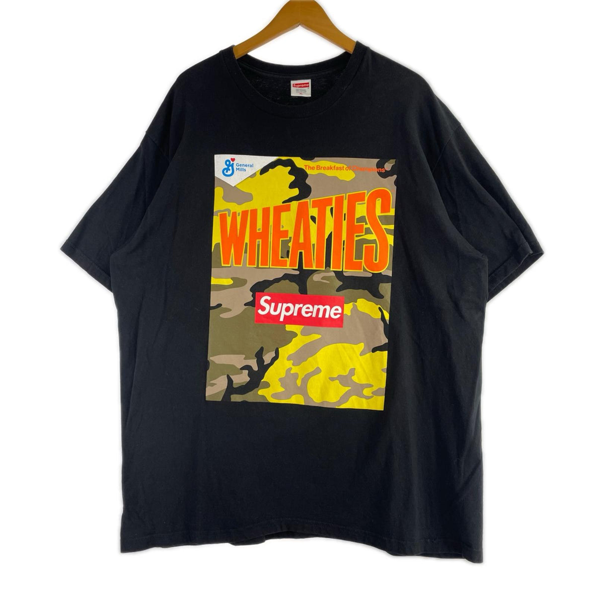 半袖Ｔシャツ Wheaties Tee 黒 XL フリー ブラック
