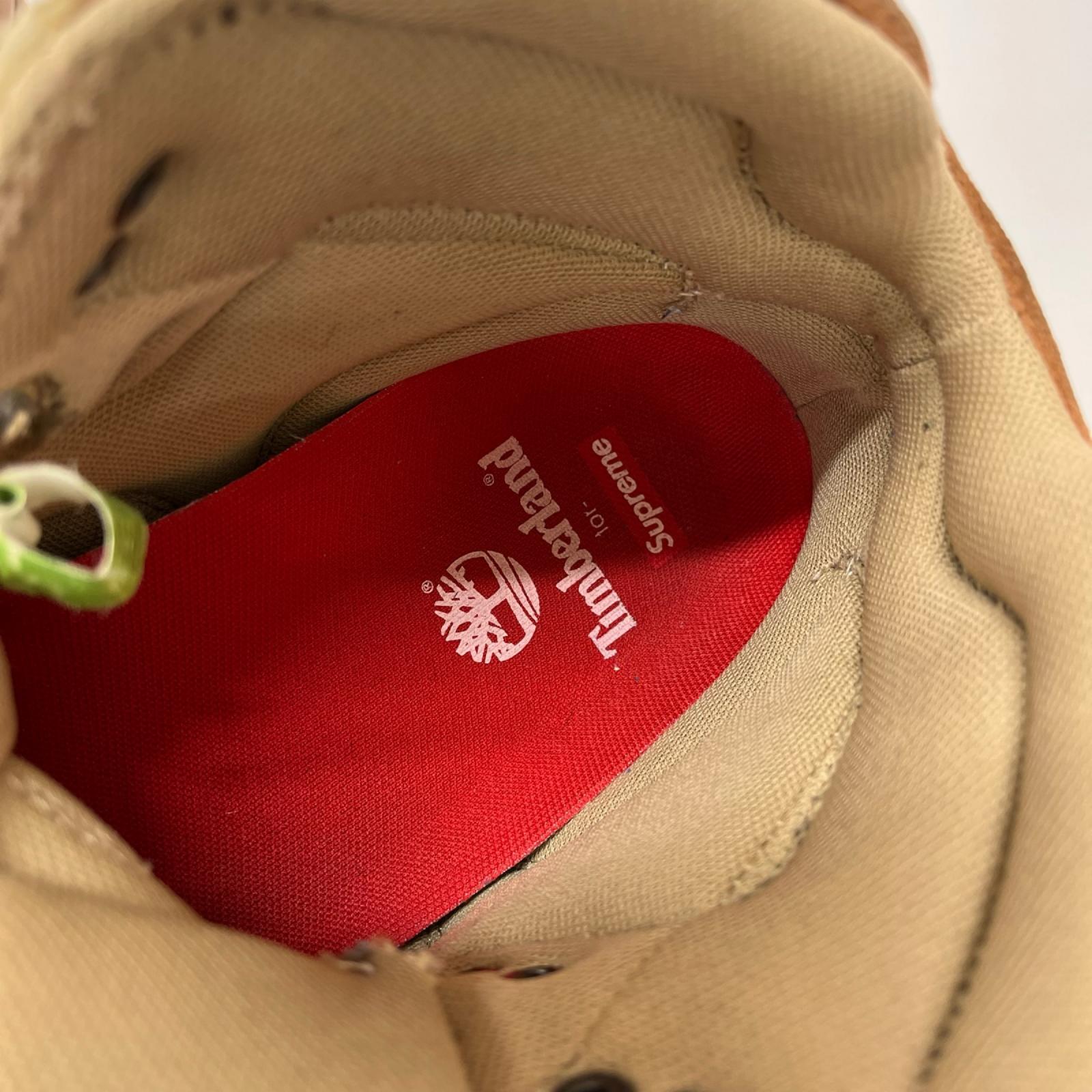 ブーツ supreme ﾄﾚｯｷﾝｸﾞﾌﾞｰﾂ ブラウン