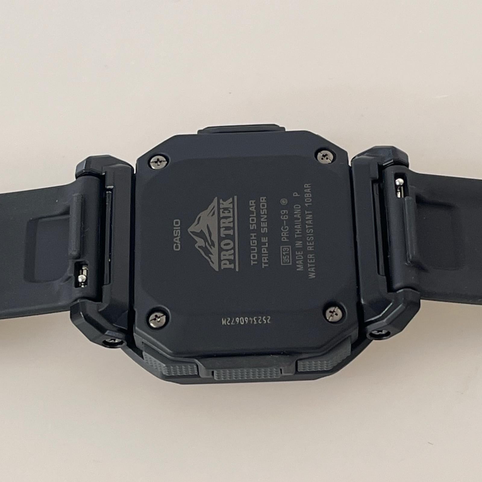 腕時計 PRO TREK/Climber Line/電波ｿｰﾗｰ/PRG-69-1JF ブラック
