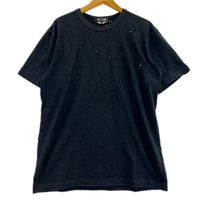 半袖Ｔシャツ 加工Tシャツ　黒 L ブラック