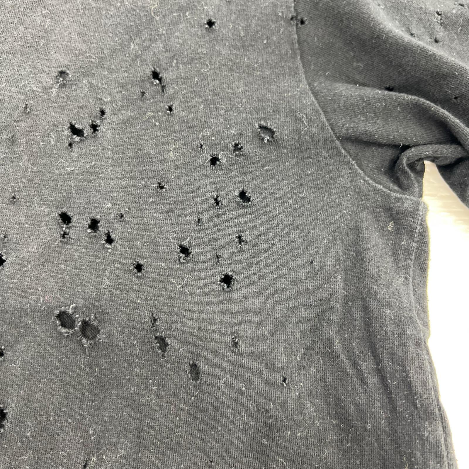 半袖Ｔシャツ 加工Tシャツ　黒 L ブラック
