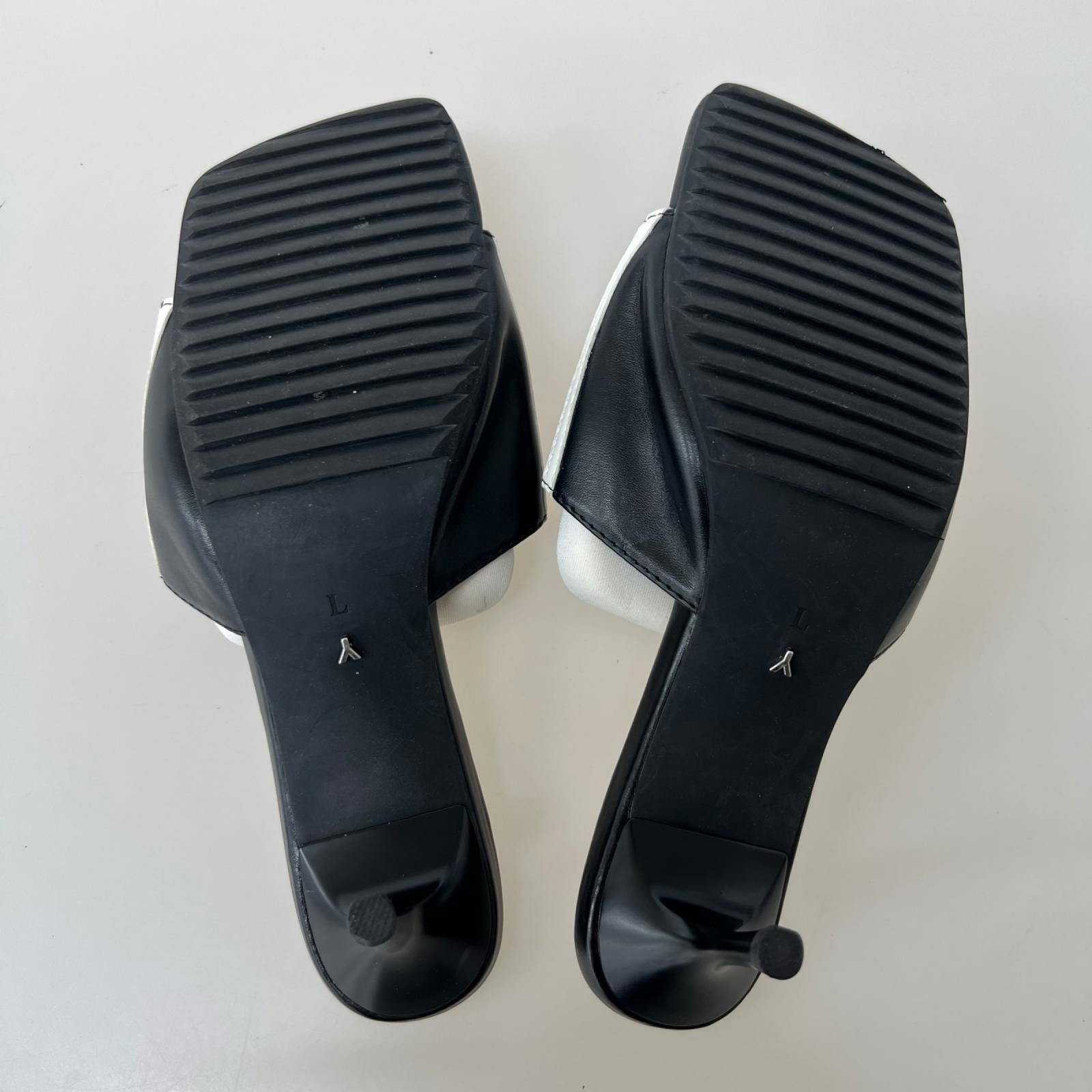 パンプス YELLO MONO SNEAKER MULES (L) ブラック L
