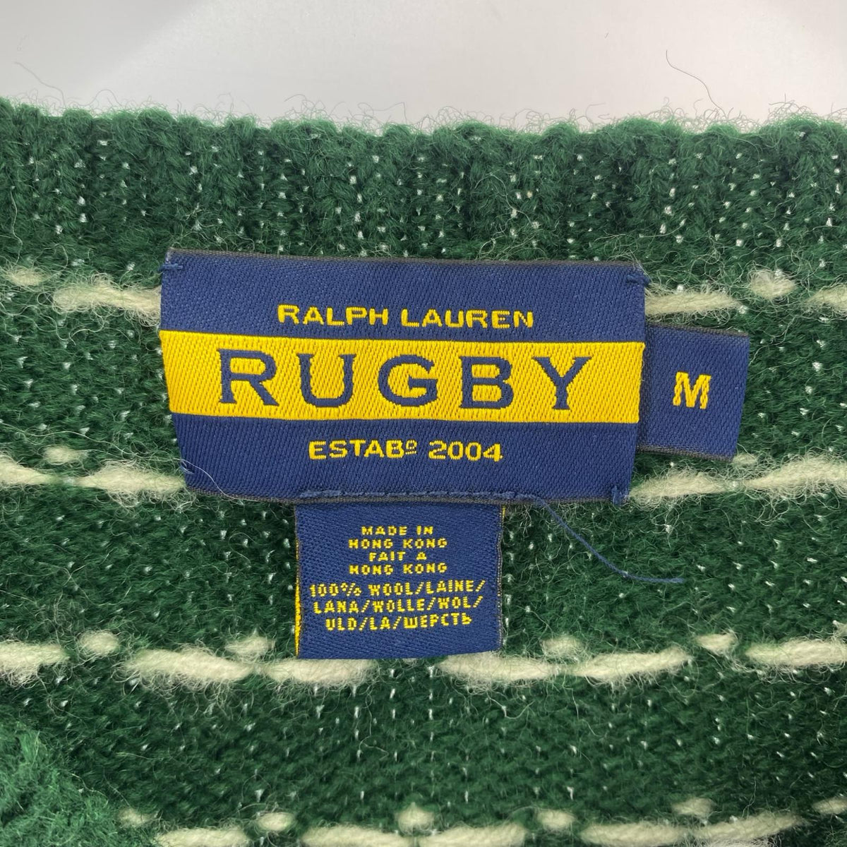 ニット RUGBY ｽｶﾙ 緑 (M) M