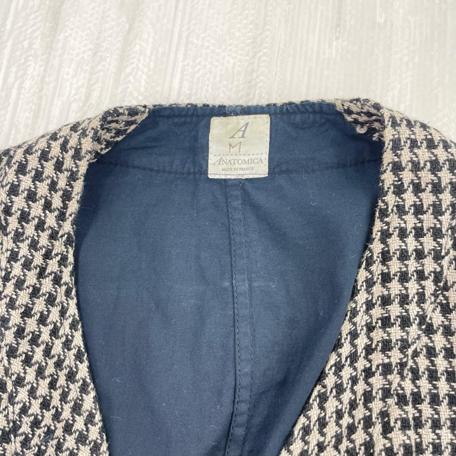長袖シャツ 千鳥格子 M