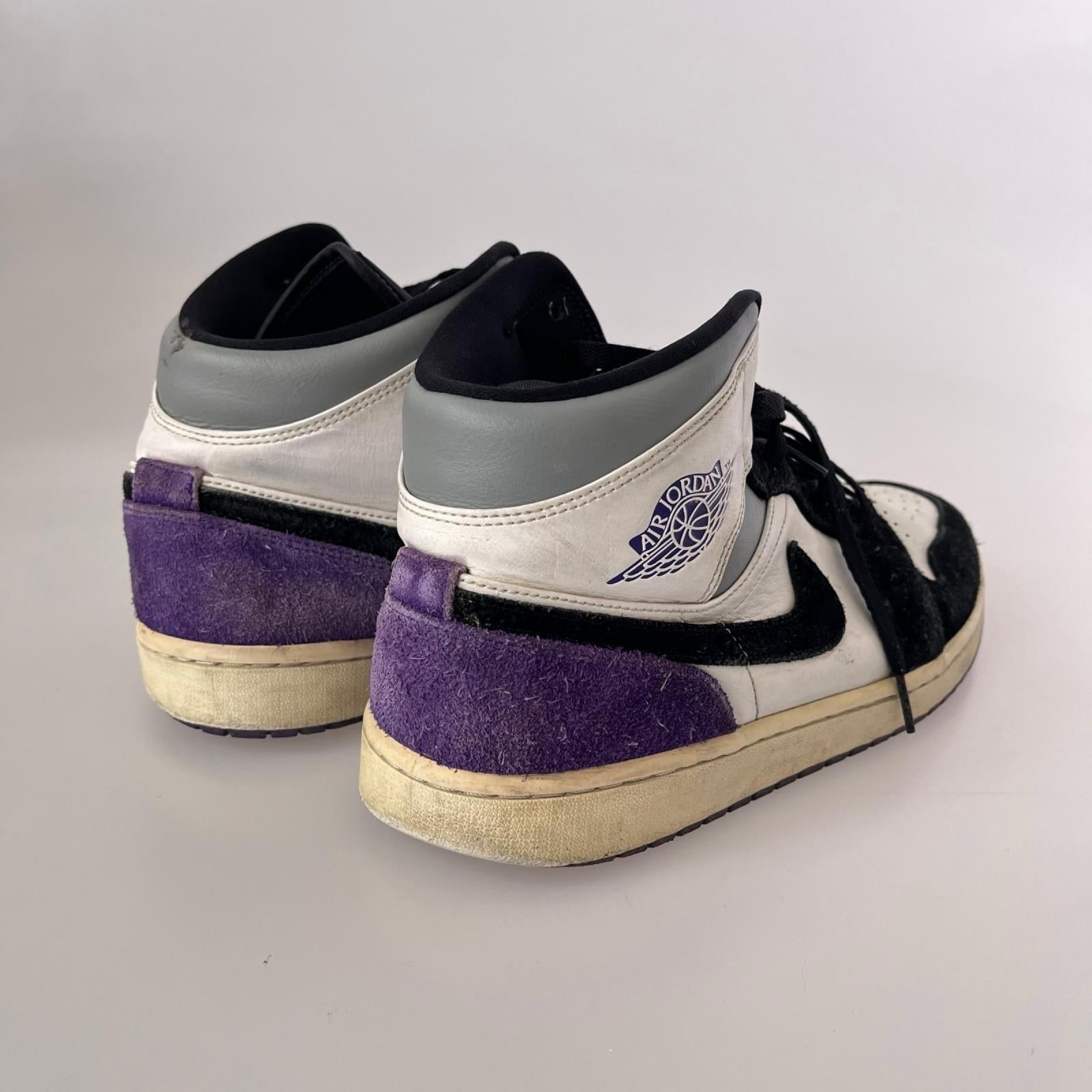 スニーカー Air Jordan 1 Mid "Purple" 30cm 30cm (US12 UK11 1/2 EU50)