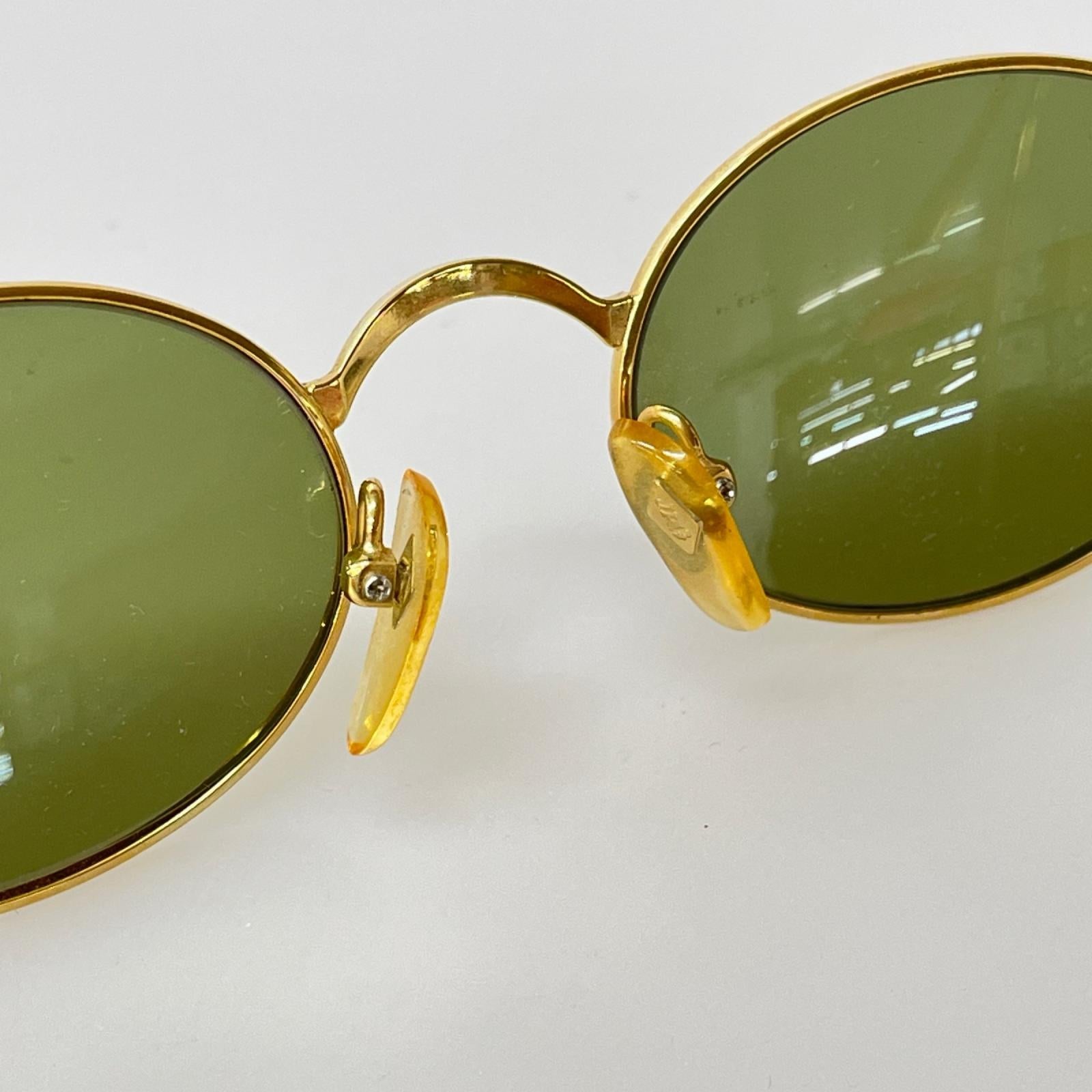 その他アクセサリー JUNIOR GAULTIER ｻﾝｸﾞﾗｽ ﾒﾀﾙﾌﾚｰﾑ ゴールド