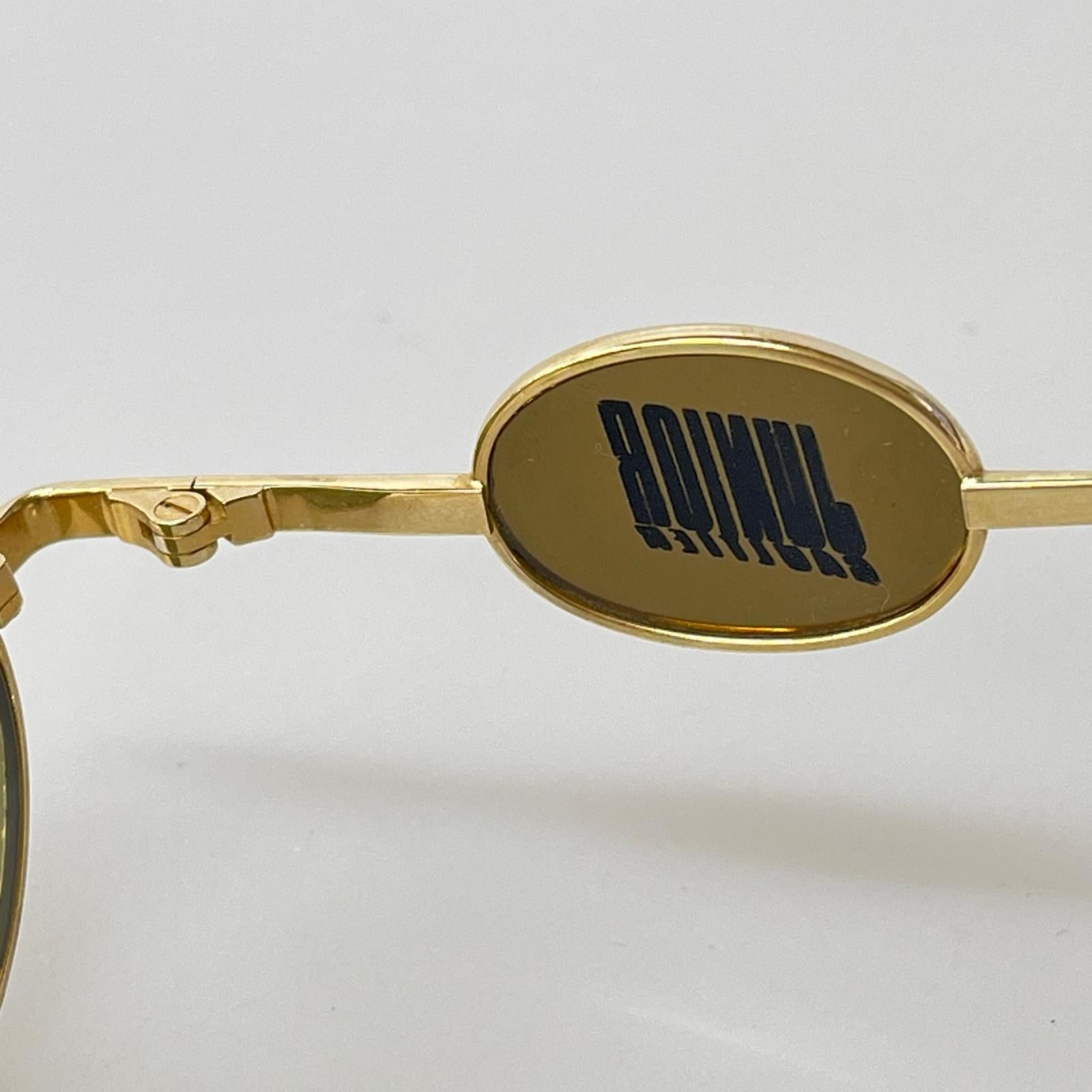 その他アクセサリー JUNIOR GAULTIER ｻﾝｸﾞﾗｽ ﾒﾀﾙﾌﾚｰﾑ ゴールド