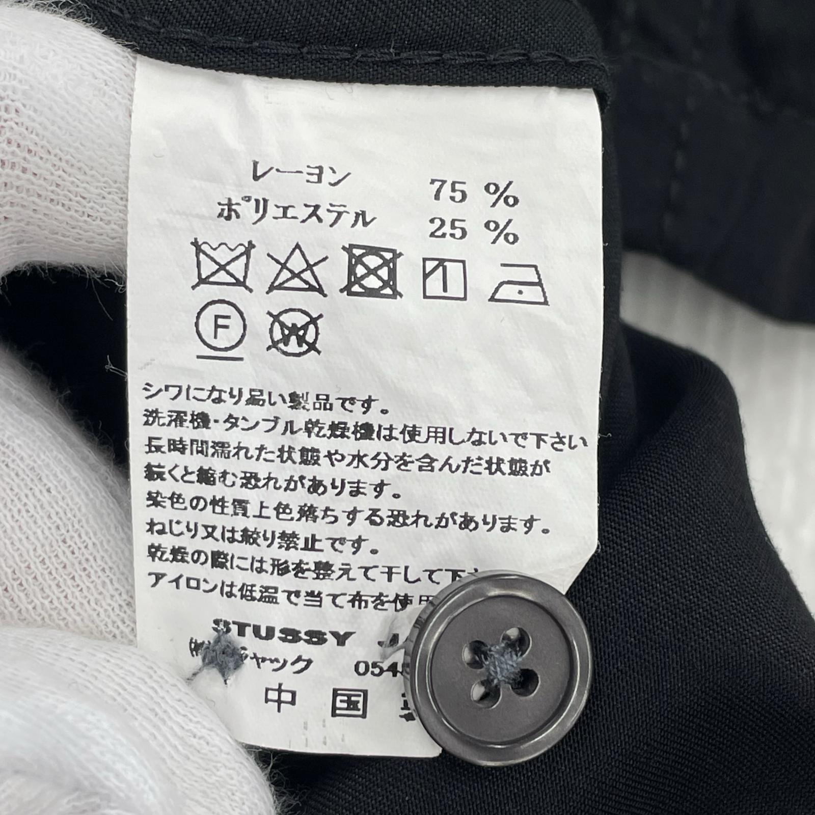 半袖シャツ アロハシャツ M ブラック
