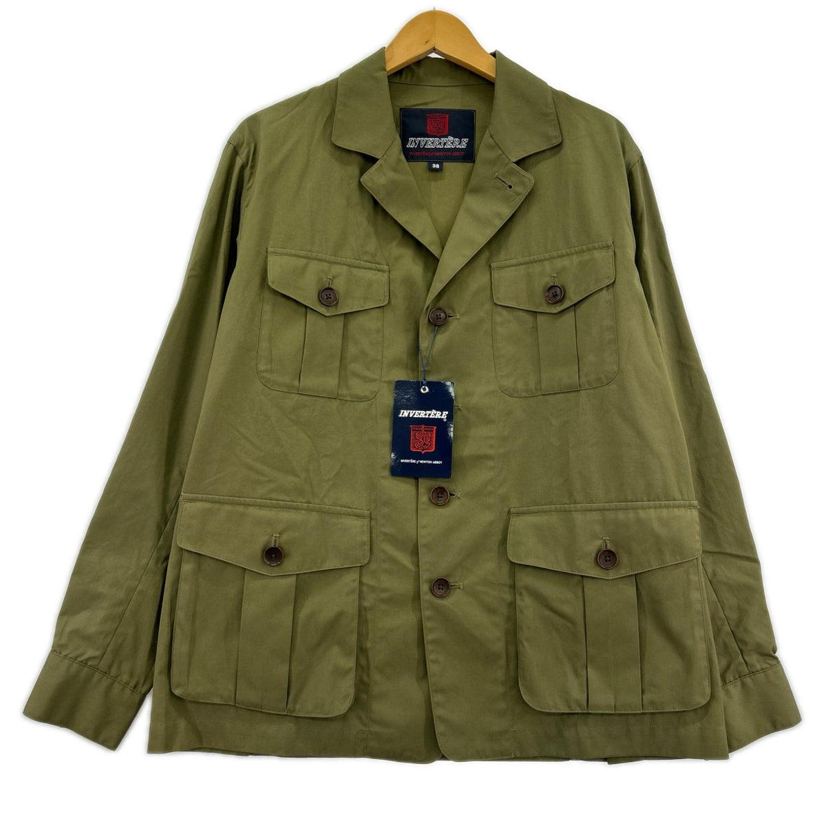 ジャケット INVERTERE SAFARI FOUR-POCKET JACKET (38) 38 カーキ
