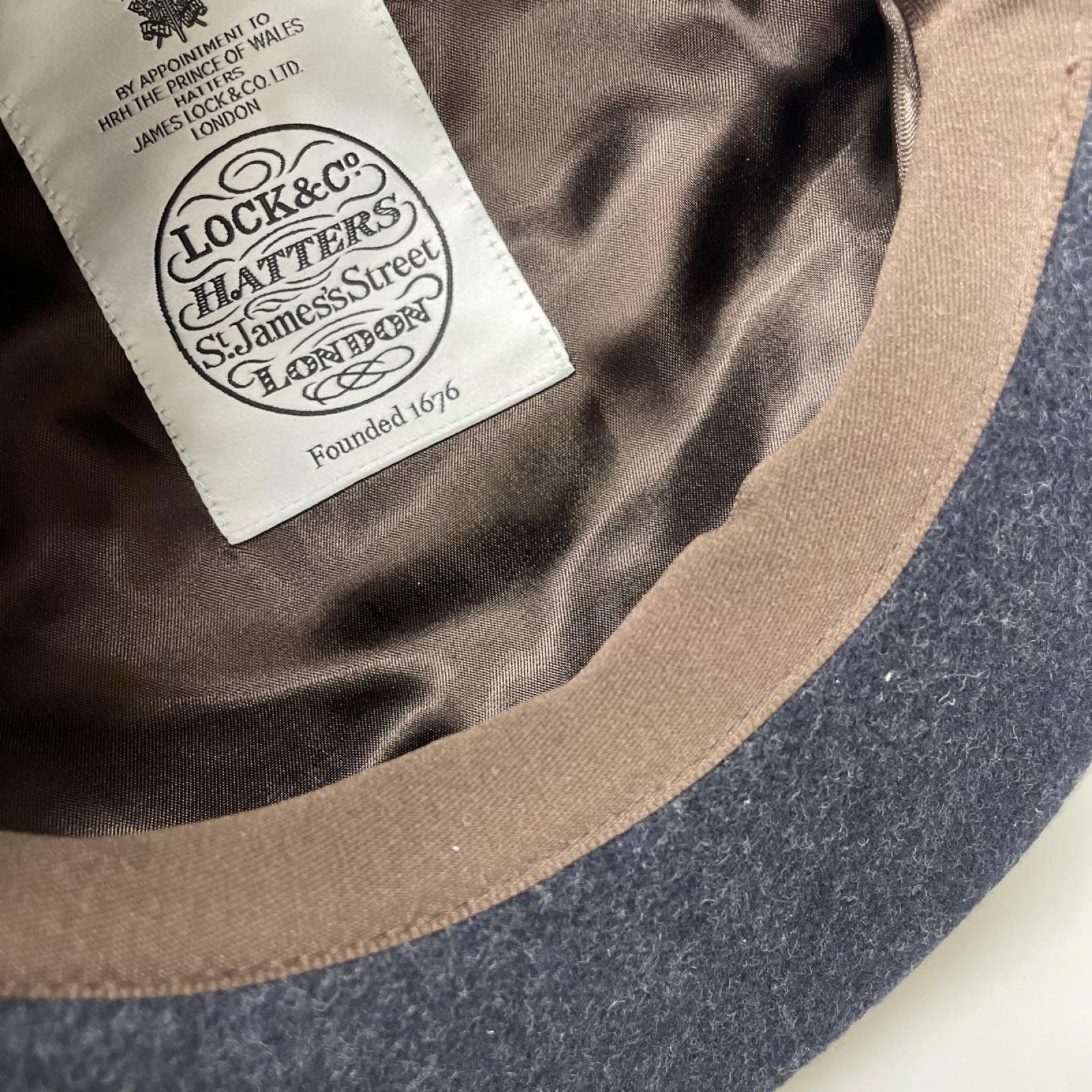 キャスケット JAMES LOCK &CO.HATTERS ネイビー