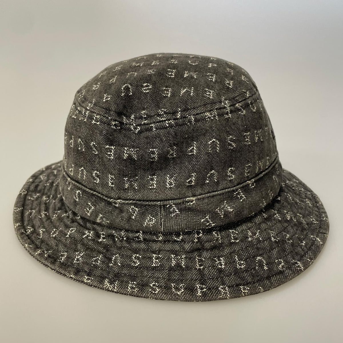 ハット Jacquard Logos Denim Crusher ブラック