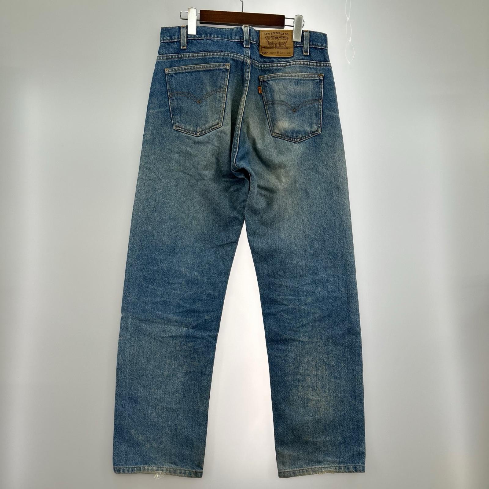 デニムパンツ 505 90s ｵﾚﾝｼﾞﾀﾌﾞ 32 ブルー