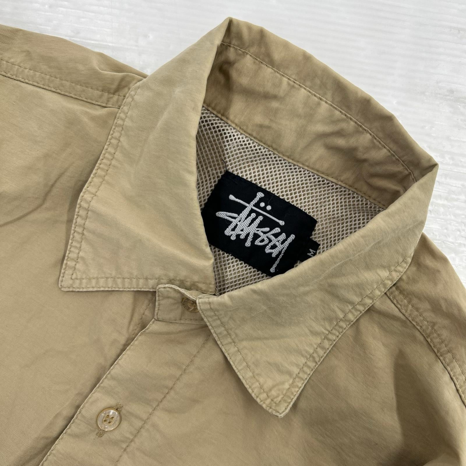 長袖シャツ ﾍﾞｰｼﾞｭ M ベージュ